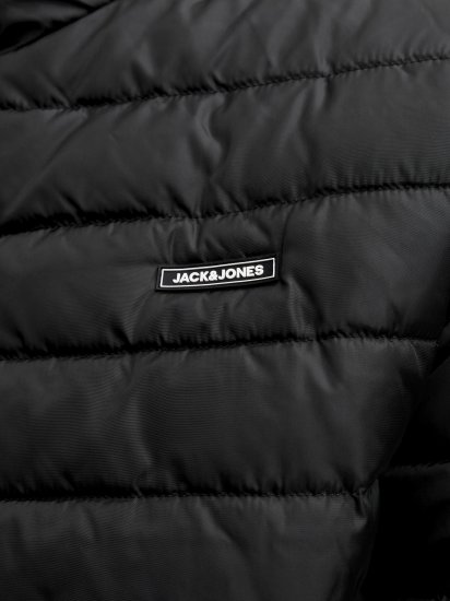 Jack & Jones Elvis Light Puffer Collar Jacket Black - Jakne - Muške Jakne Veliki Brojevi