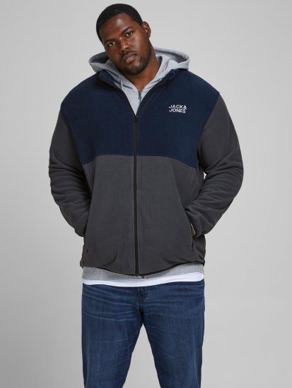 Jack & Jones Hype Fleece Ombre Blue - Jakne - Muške Jakne Veliki Brojevi