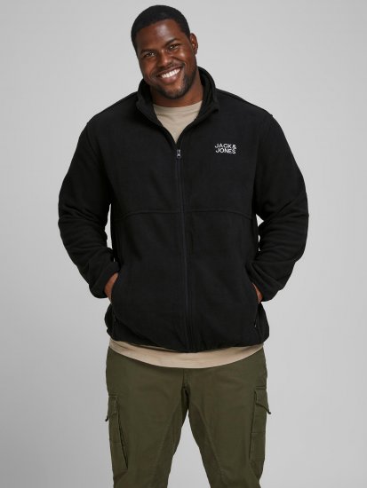 Jack & Jones Hype Fleece Black - Jakne - Muške Jakne Veliki Brojevi