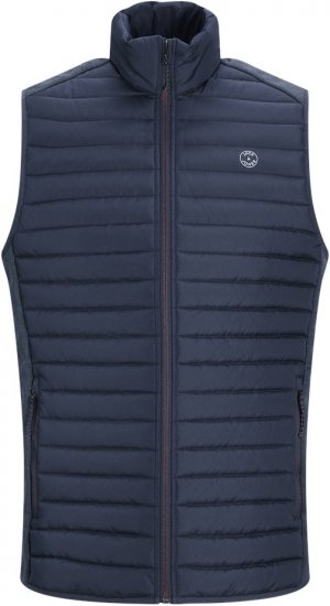 Jack & Jones MULTI BODYWARMER With COLLAR Navy Blazer - Jakne - Muške Jakne Veliki Brojevi