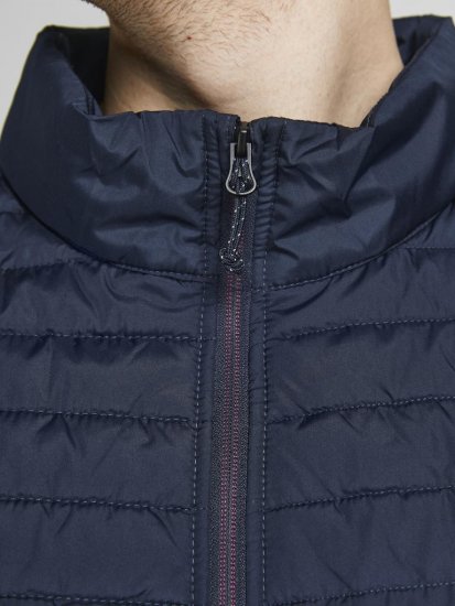 Jack & Jones MULTI BODYWARMER With COLLAR Navy Blazer - Jakne - Muške Jakne Veliki Brojevi