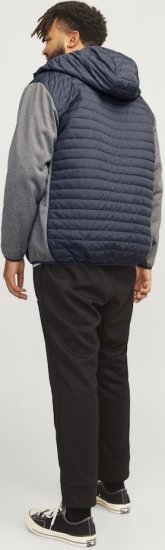 Jack & Jones MULTI QUILTED SET-IN Sleeves Jacket Grey Melange - Jakne - Muške Jakne Veliki Brojevi