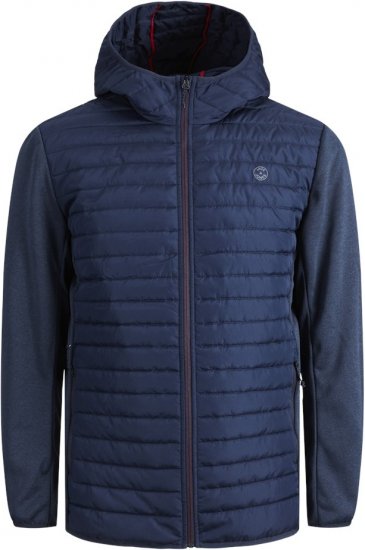 Jack & Jones MULTI QUILTED SET-IN Sleeves Jacket Navy Blazer - Jakne - Muške Jakne Veliki Brojevi