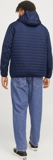 Jack & Jones MULTI QUILTED SET-IN Sleeves Jacket Navy Blazer - Jakne - Muške Jakne Veliki Brojevi