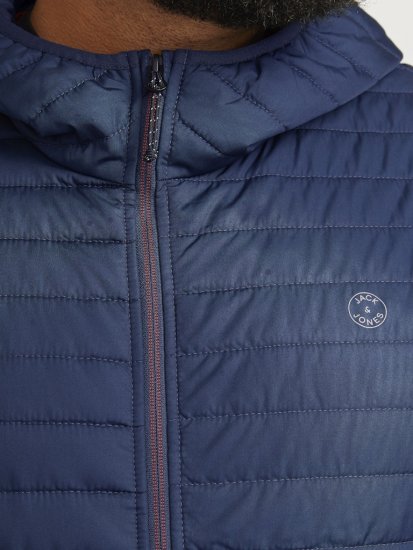 Jack & Jones MULTI QUILTED SET-IN Sleeves Jacket Navy Blazer - Jakne - Muške Jakne Veliki Brojevi