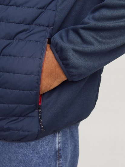 Jack & Jones MULTI QUILTED SET-IN Sleeves Jacket Navy Blazer - Jakne - Muške Jakne Veliki Brojevi