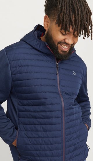 Jack & Jones MULTI QUILTED SET-IN Sleeves Jacket Navy Blazer - Jakne - Muške Jakne Veliki Brojevi