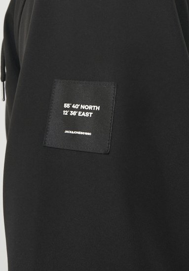 Jack & Jones BASIC Water-Resistant Softshell Jacket Black - Jakne - Muške Jakne Veliki Brojevi