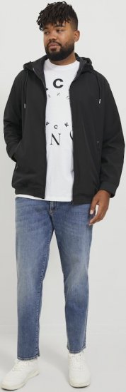 Jack & Jones BASIC Water-Resistant Softshell Jacket Black - Jakne - Muške Jakne Veliki Brojevi