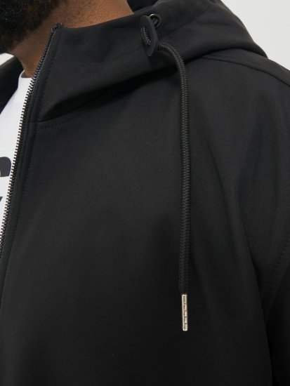 Jack & Jones BASIC Water-Resistant Softshell Jacket Black - Jakne - Muške Jakne Veliki Brojevi