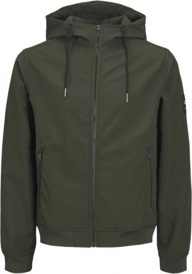 Jack & Jones BASIC Water-Resistant Softshell Jacket Green - Jakne - Muške Jakne Veliki Brojevi