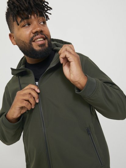 Jack & Jones BASIC Water-Resistant Softshell Jacket Green - Jakne - Muške Jakne Veliki Brojevi