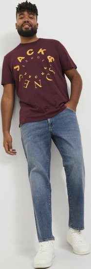 Jack & Jones GLENN FOX SBD 948 Jeans Blue Denim - Traperice & hlače - Muške Traperice i Hlače Veliki Brojevi