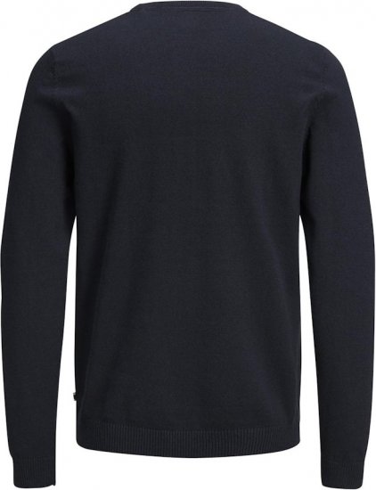 Jack & Jones BASIC Knitted Sweater Navy Blazer - Puloveri & dukserice - Muške Puloveri & dukserice veliki brojevi