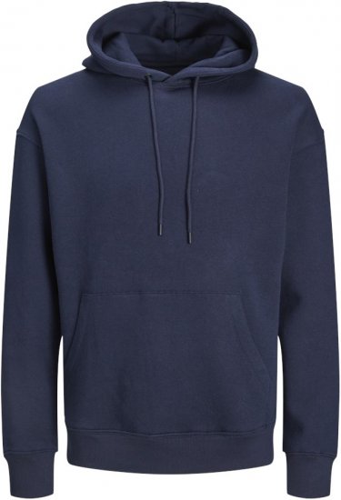 Jack & Jones BRADLEY Hoodie Navy Blazer - Puloveri & dukserice - Muške Puloveri & dukserice veliki brojevi
