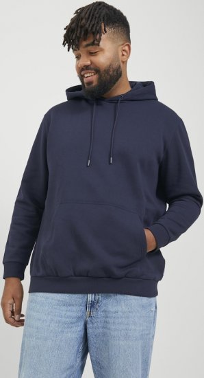 Jack & Jones BRADLEY Hoodie Navy Blazer - Puloveri & dukserice - Muške Puloveri & dukserice veliki brojevi