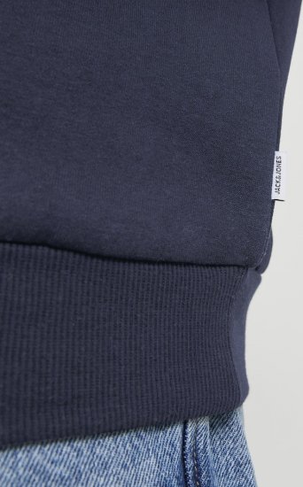 Jack & Jones BRADLEY Hoodie Navy Blazer - Puloveri & dukserice - Muške Puloveri & dukserice veliki brojevi