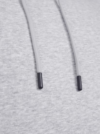 Jack & Jones BRADLEY Hoodie Light Grey Melange - Puloveri & dukserice - Muške Puloveri & dukserice veliki brojevi