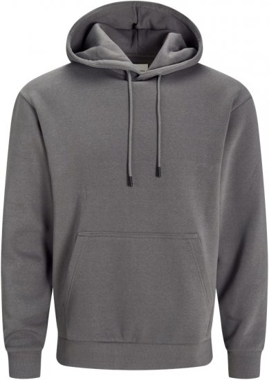 Jack & Jones BRADLEY Hoodie Grey - Puloveri & dukserice - Muške Puloveri & dukserice veliki brojevi