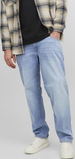 Jack & Jones MIKE JORIGINAL SQ 330 Jeans Blue Denim - Traperice & hlače - Muške Traperice i Hlače Veliki Brojevi