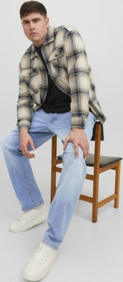 Jack & Jones MIKE JORIGINAL SQ 330 Jeans Blue Denim - Traperice & hlače - Muške Traperice i Hlače Veliki Brojevi