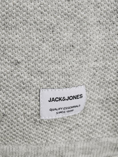 Jack & Jones HILL Knitted Sweater Light Grey Melange - Puloveri & dukserice - Muške Puloveri & dukserice veliki brojevi