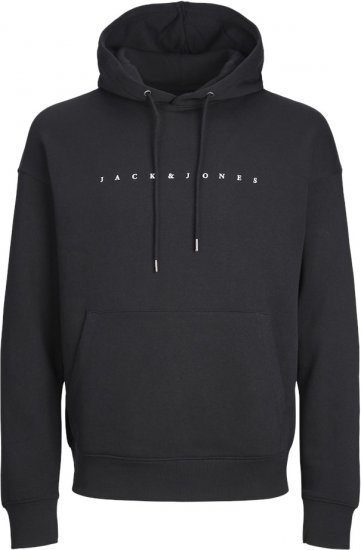 Jack & Jones STAR Hoodie Black - Puloveri & dukserice - Muške Puloveri & dukserice veliki brojevi