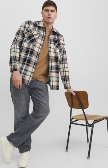 Jack & Jones MIKE ORIGINAL SQ 270 Jeans Black Denim - Traperice & hlače - Muške Traperice i Hlače Veliki Brojevi