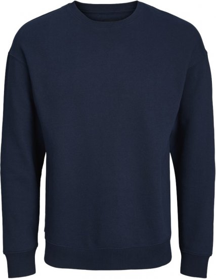 Jack & Jones BRADLEY Sweatshirt Navy Blazer - Puloveri & dukserice - Muške Puloveri & dukserice veliki brojevi