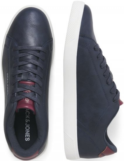 Jack & Jones Bosley Sneakers Navy Blazer/Red Dahlia - Muške cipele 40-52 - 