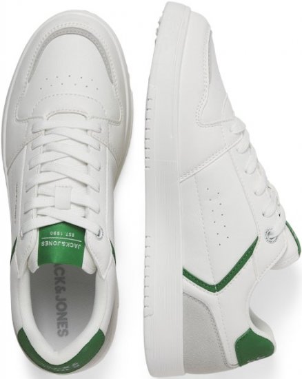 Jack & Jones Ealing 7992 Sneakers White/TREKKING GREEN - Muške cipele 40-52 - 