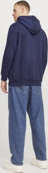Jack & Jones CALEB Hoodie Navy Blazer - Puloveri & dukserice - Muške Puloveri & dukserice veliki brojevi