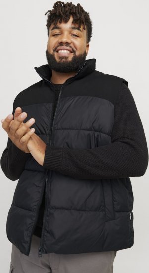 Jack & Jones MOON Bodywarmer Black - Jakne - Muške Jakne Veliki Brojevi