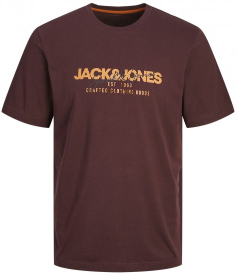 Jack & Jones JJALVIS Vineyard Wine - Majice Kratkih Rukava - Muške Majice Kratkih Rukava Veliki Brojevi 