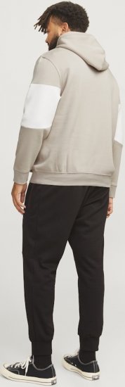 Jack & Jones LEGACY 2 Color Hoodie Beige - Puloveri & dukserice - Muške Puloveri & dukserice veliki brojevi
