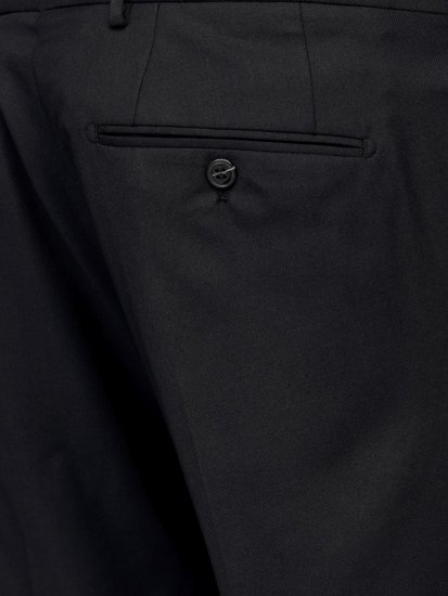 Jack & Jones SOLARIS Trousers Black - Odijela - Muška Odijela Veliki Brojevi
