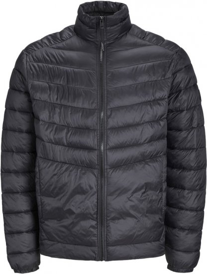 Jack & Jones SPRINT Quilted Collar Jacket Black - Jakne - Muške Jakne Veliki Brojevi