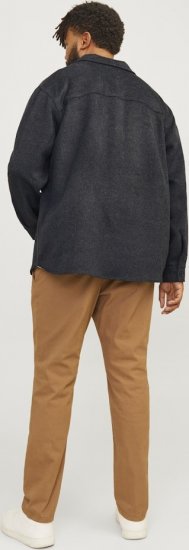 Jack & Jones BRADLEY OLLIE Overshirt LS Black - Košulje - Muške Košulje Veliki Brojevi
