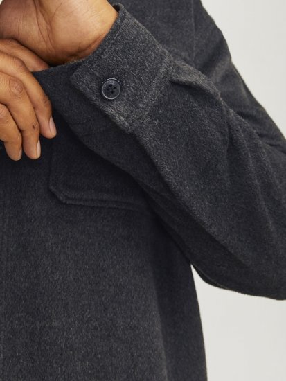 Jack & Jones BRADLEY OLLIE Overshirt LS Black - Košulje - Muške Košulje Veliki Brojevi
