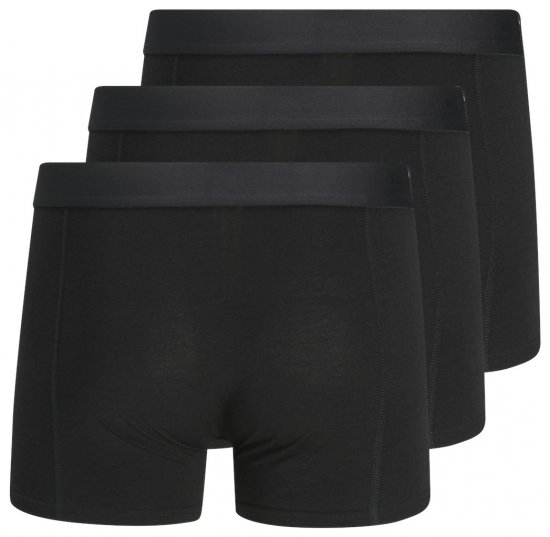 Jack & Jones BASIC BAMBOO Trunks 3-Pack Black - Donje rublje & kupaće hlače - muške donje rublje veliki brojevi