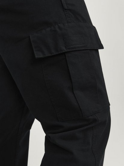 Jack & Jones JPSTKANE JJBARKLEY Cargopants Black - Traperice & hlače - Muške Traperice i Hlače Veliki Brojevi