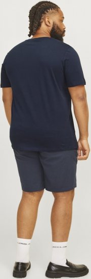 Jack & Jones CORP Logo Play 5 T-Shirt Navy Blazer - Majice Kratkih Rukava - Muške Majice Kratkih Rukava Veliki Brojevi 
