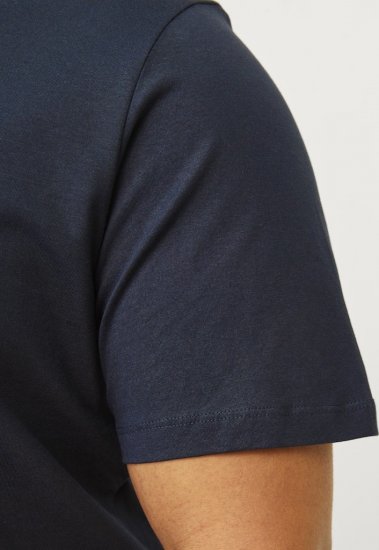 Jack & Jones CORP Logo Play 5 T-Shirt Navy Blazer - Majice Kratkih Rukava - Muške Majice Kratkih Rukava Veliki Brojevi 