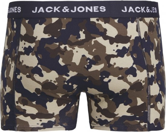 Jack & Jones JACCAMOFLAGE Trunks 3-Pack Navy Blazer - Donje rublje & kupaće hlače - muške donje rublje veliki brojevi