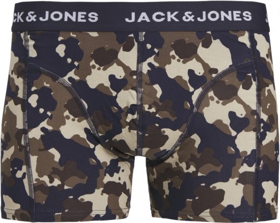 Jack & Jones JACCAMOFLAGE Trunks 3-Pack Navy Blazer - Donje rublje & kupaće hlače - muške donje rublje veliki brojevi