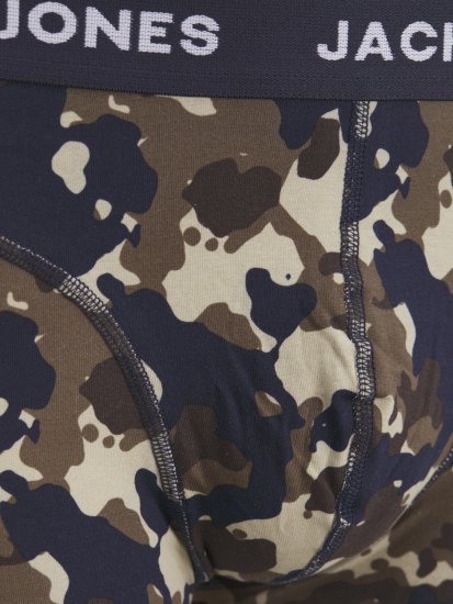 Jack & Jones JACCAMOFLAGE Trunks 3-Pack Navy Blazer - Donje rublje & kupaće hlače - muške donje rublje veliki brojevi
