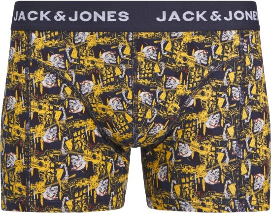 Jack & Jones SKULLROCK Trunks 3-Pack Navy Blazer - Donje rublje & kupaće hlače - muške donje rublje veliki brojevi