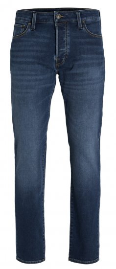 Jack & Jones JJIMIKE JJICON I.K. SQ 026 Jeans Blue Denim - Traperice & hlače - Muške Traperice i Hlače Veliki Brojevi