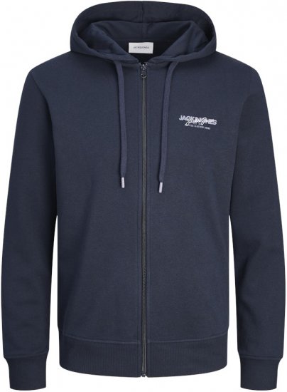 Jack & Jones ALVIS Hoodie Navy Blazer - Puloveri & dukserice - Muške Puloveri & dukserice veliki brojevi