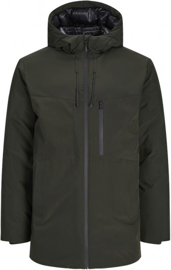 Jack & Jones PAYNE Windproof Parka Green - Jakne - Muške Jakne Veliki Brojevi